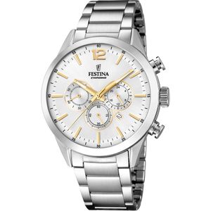 Festina Timeless Chronographe urbain pour hommes - Affichage dateur - Etanche 50m - F20343/1 