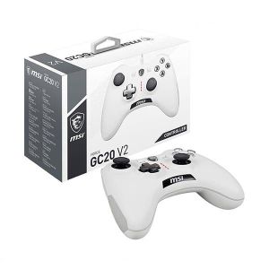 Msi  Manette de jeu PC filaire MSIForce GC20 V2 (Blanc)