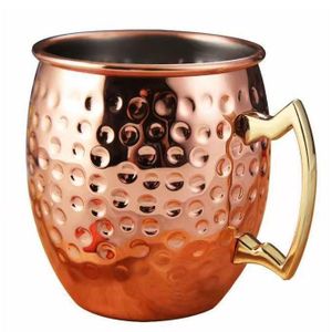 Mug en cuivre pratique pour boissons froides