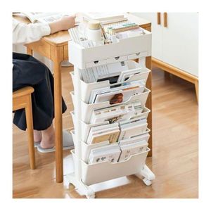 Design moderne et gain de place Plusieurs compartiments de rangement Roues pivotantes pour mobilité facile Structure stable et durable Idéal pour bureau, école ou maison