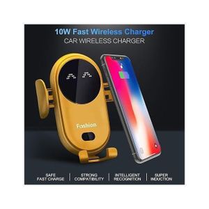 Support de téléphone pour voiture, charge Rapide sans fil, Rotation à 360 degrés