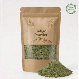 Poudre d'indigo naturel - Coloration capillaire à base de plantes  100gr