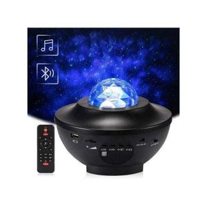 Projecteur de Lumière Étoilé avec Télécommande et Haut-Parleur Bluetooth