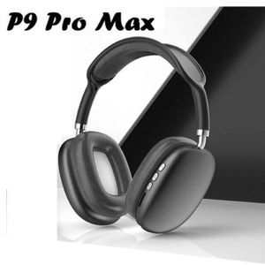 Casque Bluetooth sans fil P9 Pro Max, écouteurs antibruit