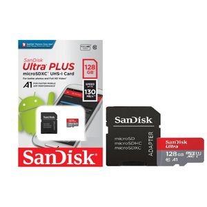 Carte Mémoire microSDHC SanDisk Ultra 32 Go Classe 10 pour Android avec  Vitesse de lecture Allant jusqu'à 80 Mo/s + Adaptateur SD