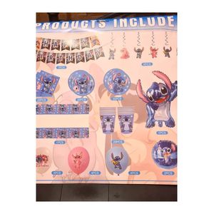  Kit Décoration Anniversaire Stitch – Pack Fête Enfant Complet 