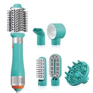 Brosse Soufflante ENZO 6 en 1 – Séchage, Lissage, Bouclage et Coiffage Professionnel