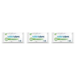 WaterWipes Lingettes Bébé Pureté & Hydratation Profonde - Lot de 3