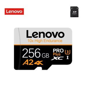 Lenovo بطاقة الذاكرة الأصلية من Lenovo سعة 256 جيجابايت Ultra 4K، بطاقة فلاش عالية السرعة U3 فئة A2 10 SD/XC
