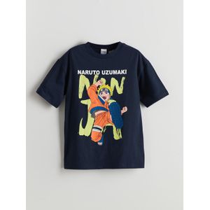 Lc Waikiki T-shirt pour Garçons à Col Rond Imprimé Naruto