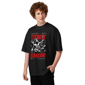 ECHO "Titanic Echelon" Zeus Graphic T-Shirt – Premium Black Oversized