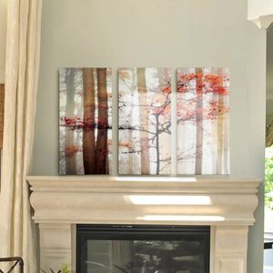 لوحة فنية صورة حائطية حديثة 3 قطع الابعاد  99 / 50 سم - HD