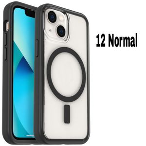 Pochette iPhone 12 , transparent case, agréable au toucher confort Complète,wireless Noir