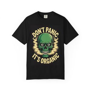 CAPRI T-Shirt Graphic Unisex  dont panic  - Coton Doux
