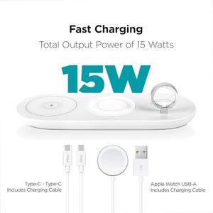 Chargeur sans fil rapide - Fast Wireless Charger 5-en-1