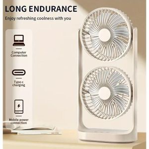 Mini climatiseur portable USB 3 en 1, ventilateur, refroidisseur, purificateur