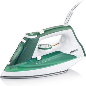 Severin BA 3261 Fer à Repasser Vapeur Avec Semelle acier inoxydable Ultra-Glissante, Jet Vapeur 85 g/min, Câble 1,9 m, 2400W, Repassage Rapide, Précis et Sans Effort