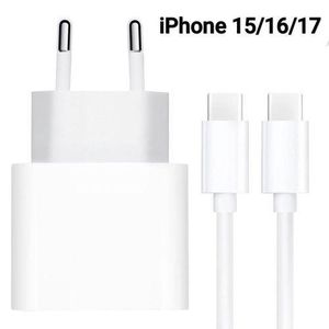 Original chargeur iphone USB-C 25W chargeur rapide pour iPhone 15/16/17/Air/ plus/ Pro /Pro Max