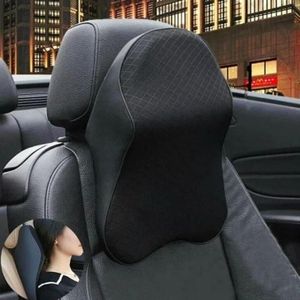  2 Coussin de cou GRANDE TAILLE de siège de voiture, oreiller de repos pour le dos