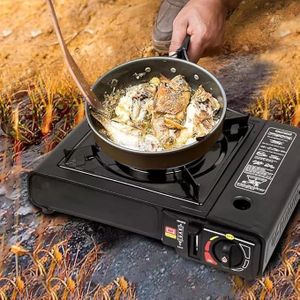 Réchaud à Gaz Portable Compact – Idéal Camping & Cuisine en Plein Air