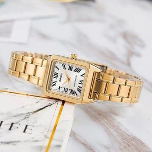 Casio Montre casio - Index chiffres romains - Carre pour femmes - LTP-V007G-9BU 