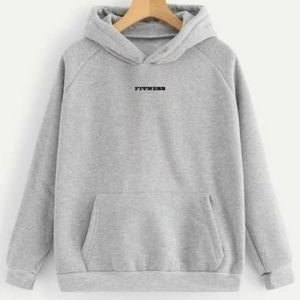 Sweatacapuche/hoddie gris femme/homme haute qualité