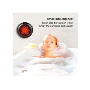  Mini Chauffage Électrique Portable – Radiateur Compact à Air Chaud pour Bureau et Maison