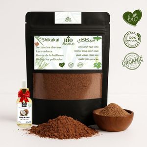 BIO SANTE Shikakai Bio Santé 150g Fortifiant Naturel + huile de Coco 15ml gratuit