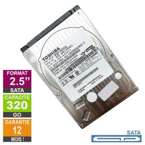 Toshiba 320GB Disque Dur Interne Pour PC Portable SATA HDD 2.5 Garantie 12  Mois à prix pas cher