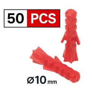 Chevilles Plastiques 10 mm – Lot de 50 pour Fixation et Bricolage