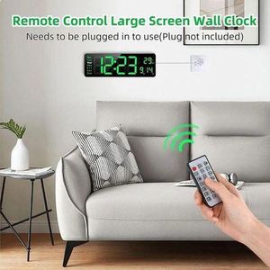 Ge Multifunction Digital LED Clock with Time, Temperature and Alarm