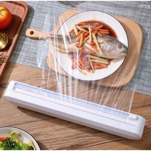 Distributeur & Coupe-Film Professionnel pour Films Aluminium et Plastique, Compact et Efficace, conservation des aliments, distributeur rond,