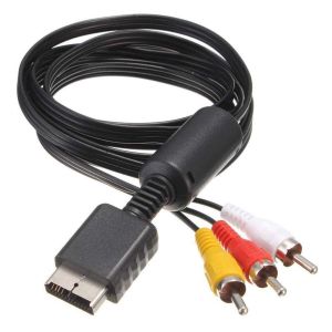 Câble audio vidéo AV pour console Playstation Système composite RCA pour PS3 PS2 PS1