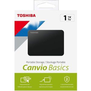Toshiba Disque Dur Externe Portable 2,5" 1TB / 1TO USB 3.0 Haute Vitesse