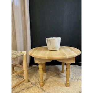 Table basse beldi en cèdre 40cm
