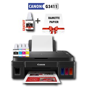 Canon PIXMA G3411 WiFi Imprimante multifonction à réservoirs rechargeables