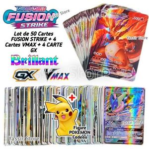 Lot de 5 Cartes Pokémon Noir-doré Française