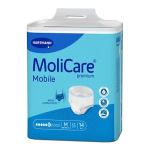 Hartmann Pack : Molicare Mobile Slip Absorbant 6G Size M Jour + Lingettes Gifrer Offerte