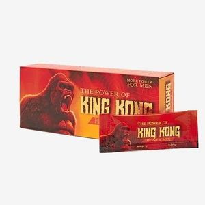 Miel King Kong rouge - Miel de cidre 100% pur et naturel avec MAX royal et gelee royale, miel royal aux bienfaits pour la santé et à la nutrition saine, Plus Dure Plus Longue Durée, énergie MAX puissance MAX