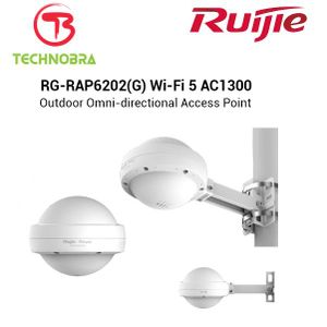 Ruijie  Point d'accès extérieur Murale WIFI omnidirectionnel RG-RAP6202(G) AC1300