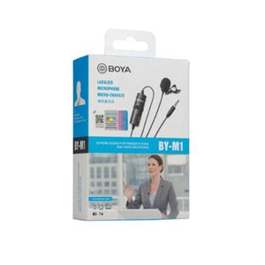 Boya BY M1 Micro Cravate Filaire – Audio Clair – Compatible Smartphone et Camera