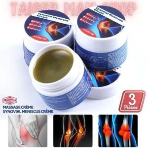Pack (3 Pièces) Crème Synovial Meniscus - Douleur au genou Crème spéciale Dommages Ménisque Articulation Hydrose Vieux Froid Douleur dans les jambes Détente articulaire et élimination de la stase Pâte. (3 Pièces)