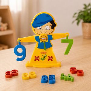 Pilsan Balance Éducative des Chiffres pour Enfants – Design aleatoire