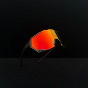 Lunettes de Sport UV400 Unisexe – Écran Panoramique Futuriste, Protection Solaire pour Cyclisme, Running, VTT et Outdoor
