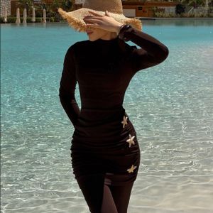 Burkini Femme Été 2026 – Maillot de Bain Modeste avec Détails Dorés Élégants et Tissu à Séchage Rapide