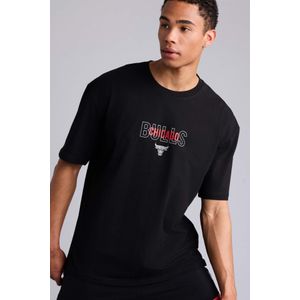 Defacto T-shirt NBA Chicago Bulls oversize à manches courtes
