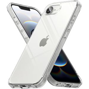 غلاف سيليكون سائل لـ iPhone 17e شفاف