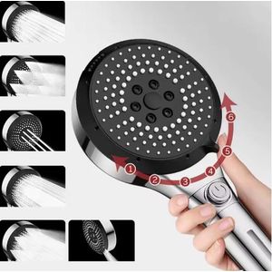 Kit de douche complet 6 modes avec grand panneau et débit puissant