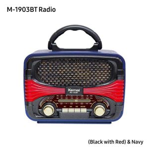 Epe Enceinte Bluetooth rechargeable nostalgique, radio FM, USB/SD/MP3 Bluetooth