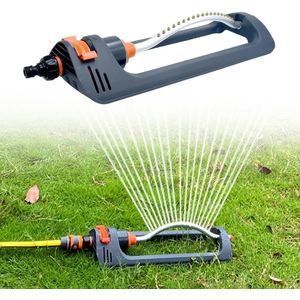  Arroseur de pelouse oscillant,Arrosage Automatique Jardin,asperseur arrosage,arroseur pour l'irrigation,arroseur carré,4 plages de pulvérisation réglables